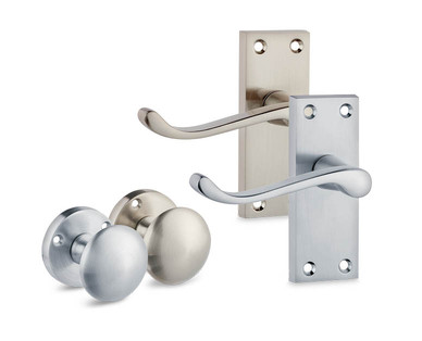 3 Piece Door Handle/Door Knob Set