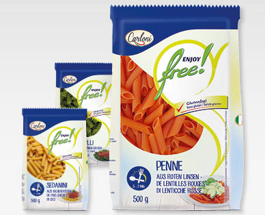 Pâtes aux légumes CARLONI/ENJOY FREE!