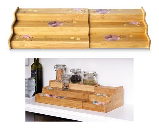 Huntington Home 
 Bamboo Kitchen Organizer