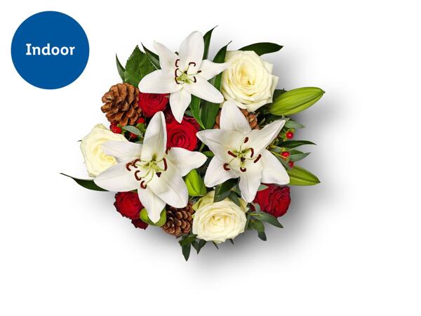 Christmas Rose & Lily Bouquet
