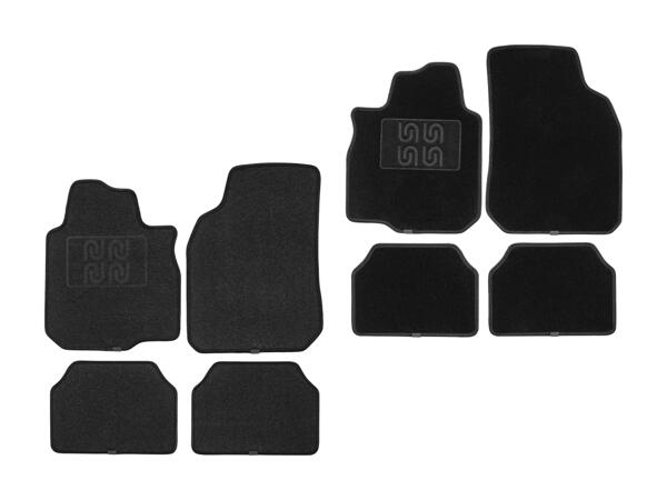 Set de tapis de voiture universels, 4 pièces