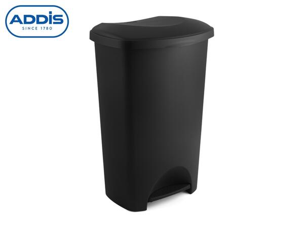 Addis 50L Eco Pedal Bin - Black