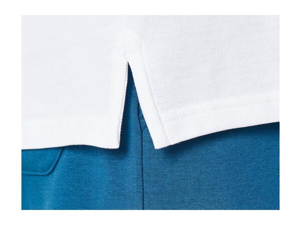 Esmara Men's White Piqué Polo Shirt