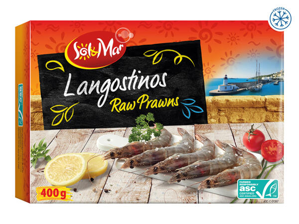 Sol & Mar Langostinos Raw Prawns