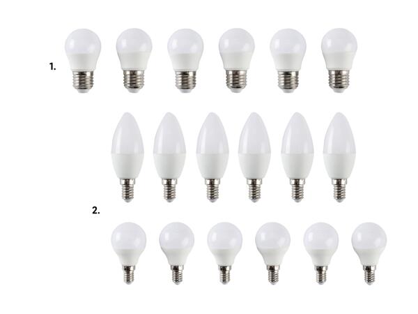 Ampoules LED, lot de 6