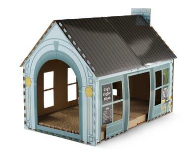 Heart to Tail 
 Cat Scratching Playhouse