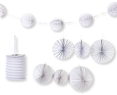 Decorazioni festive di carta
