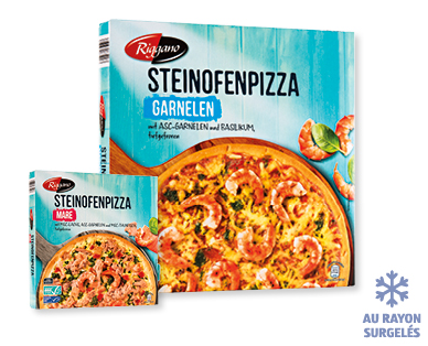 Pizza aux fruits de mer cuite dans un four en pierre RIGGANO(R)