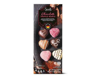 Specially Selected 
 Chocolate Truffle Hearts