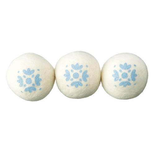 3 Pack Wool Dryer Balls, Blue Print