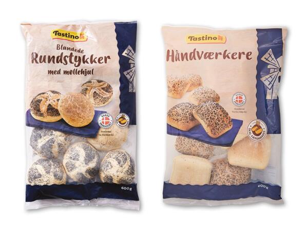 TASTINO Håndværkere eller blandede rundstykker