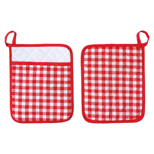 Crofton Gingham Potholders - 2Pk