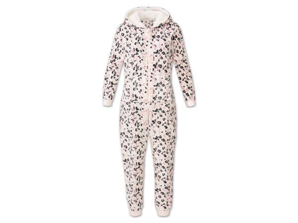 Damen Plüsch Jumpsuit