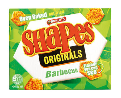 Arnott's BBQ Shapes 175g
