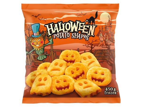 Halloween Potato Shapes