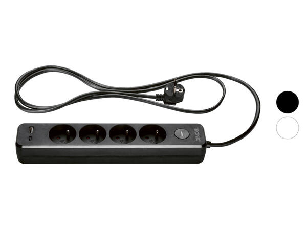 TRONIC(R) Zásuvková lišta s USB