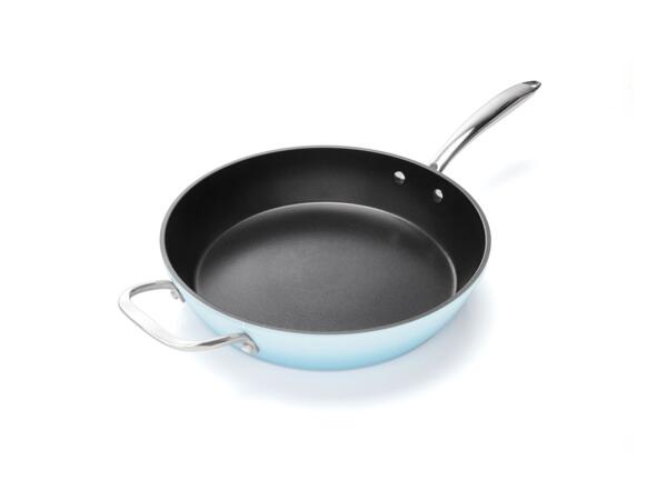 Ernesto 28cm Cast Aluminium Frying Pan - Blue