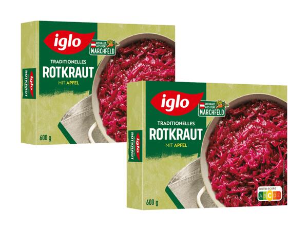 Rotkraut mit Apfel
