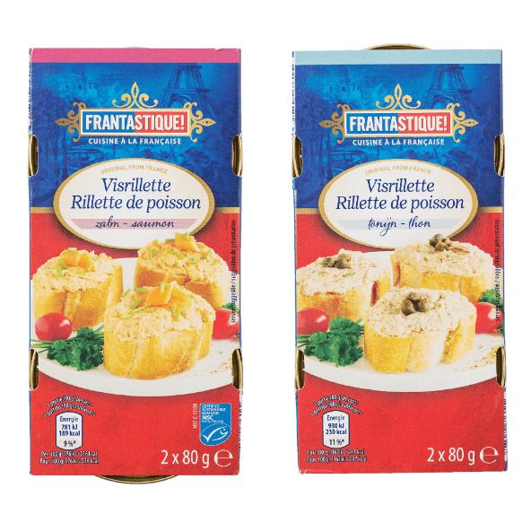 Visrillettes, 2 st.