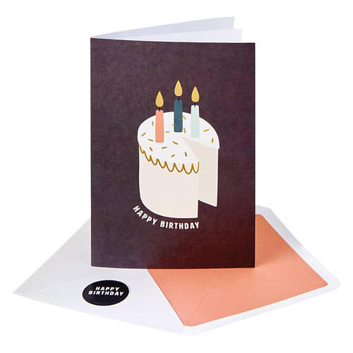 5" x 7" Greeting Card - Cake