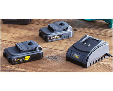 4.0Ah Battery or 2.0Ah Battery and Charger Pack or Dual 20V Fast Charger 