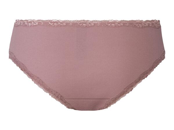 Esmara Ladies' Lace Trim Briefs - 5 Pack