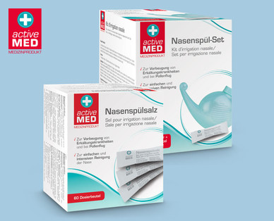 ACTIVE MED Nasenspül-Set/Nasenspülsalz