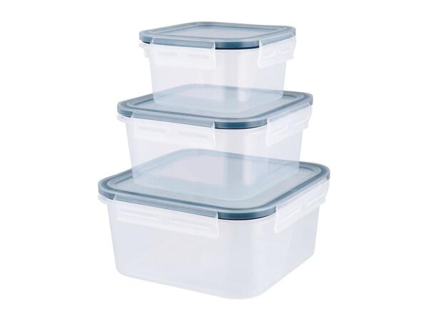 Silvercrest Square Food Storage Container Set - 3 Piece Set