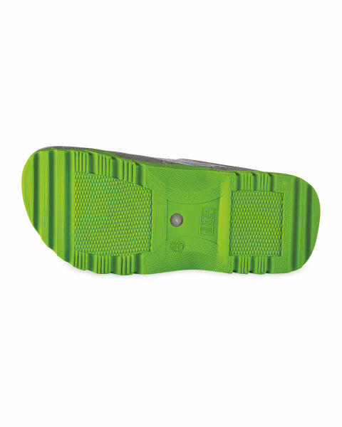 Gardenline Grey/Lime Garden Clogs
