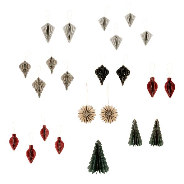 HOME CREATION(R) 				Papier-Weihnachtsdekoration