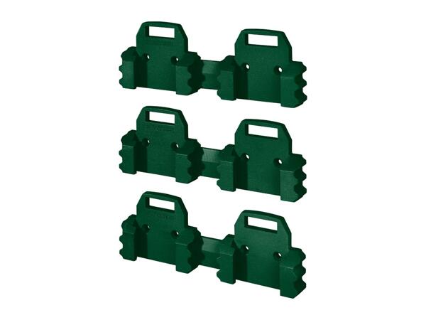 Parkside Wall Holder Set for Batteries - 3x 2 Slots