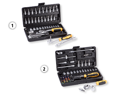 Set di chiavi a bussola, 47/53 pezzi WORKZONE(R)