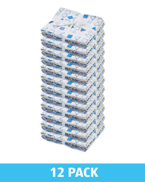 Blue Geo Fat Quarters 72 Pack Bundle