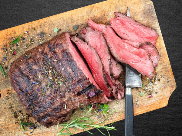 Frisches Roastbeef vom Jungstier