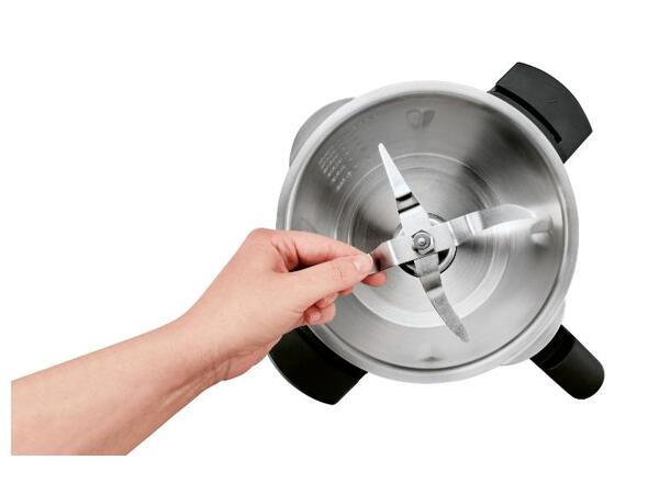 SILVERCREST(R) KITCHEN TOOLS Monsieur Cuisine Smart White SKMS 1200 C1 s nástavcem na strouhání a řezání SFMC 4 B2