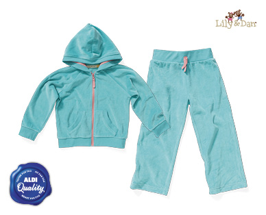 GIRLS VELOUR TRACKSUIT