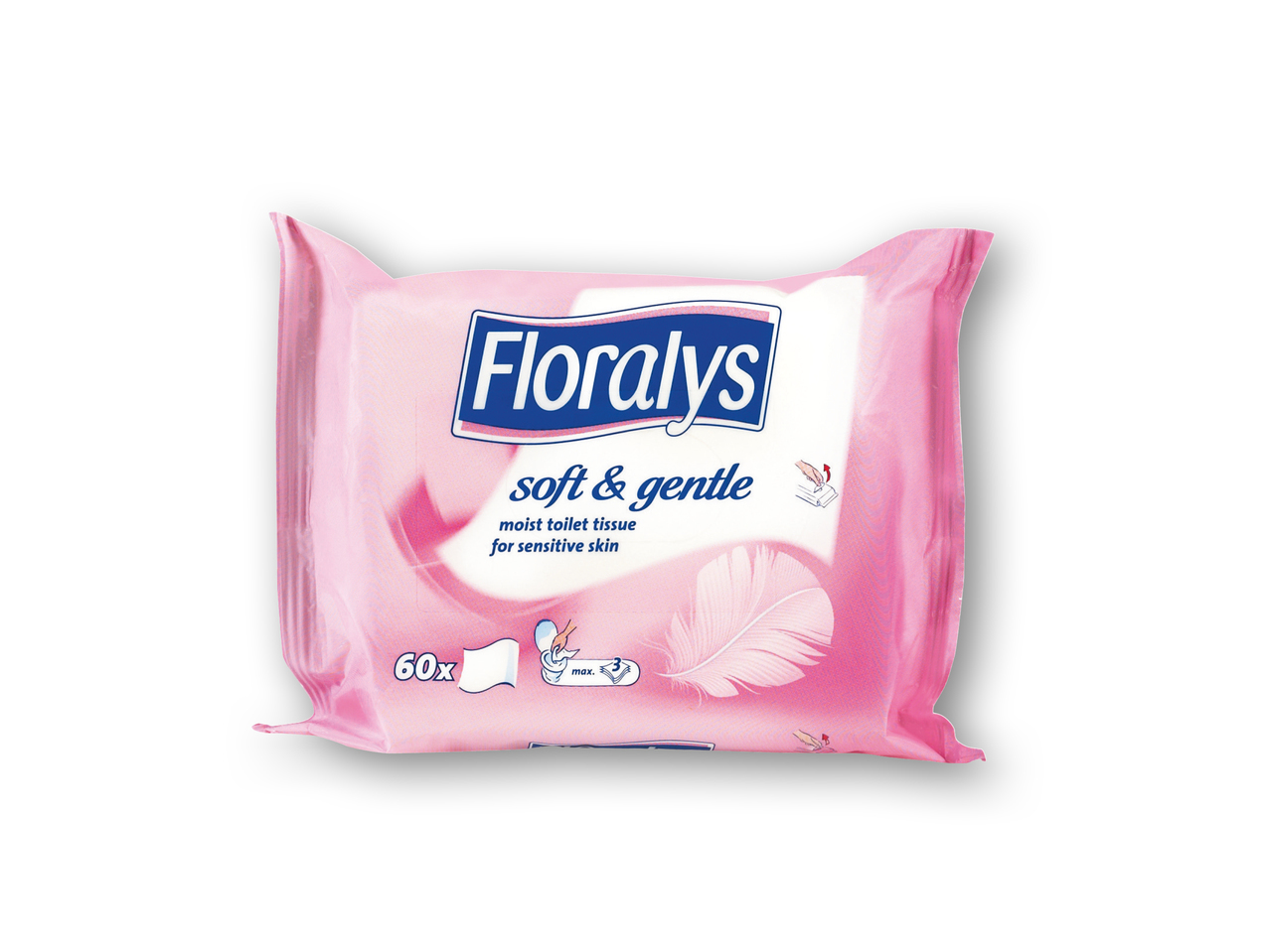 FLORALYS Fugtigt toiletpapir