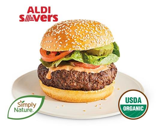 Simply Nature 
 Fresh Family Pack Organic Grass-Fed 85/15 Ground Beef