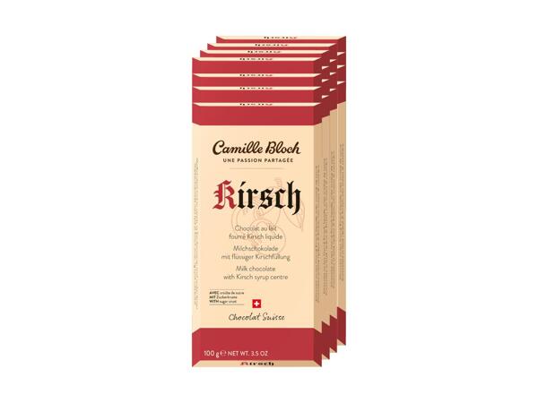 Tablette de chocolat Camille Bloch Kirsch