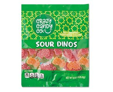 Crazy Candy Co. 
 Cola Bottle or Sour Dino Gummies