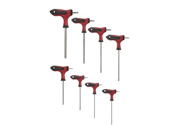 Parkside T-Handle Hex/Star Key Set 8 Piece Set