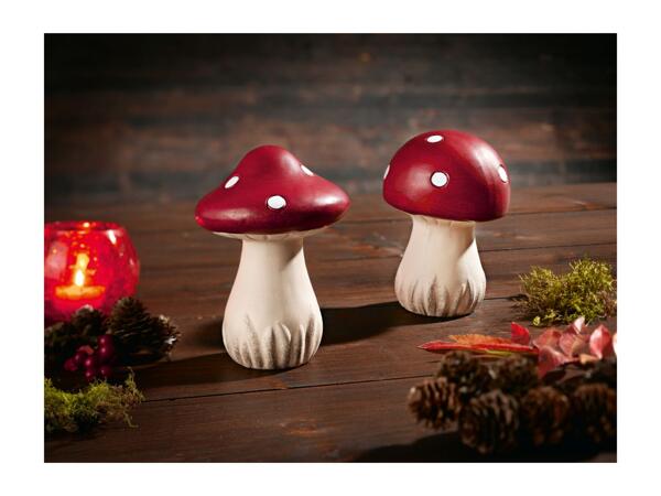 Livarno Home Toadstools Autumnal Decorations - 2 Pack