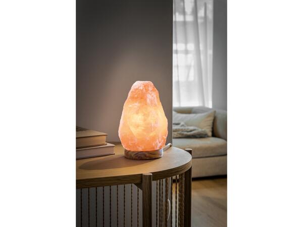 Illuminated Salt Crystal
