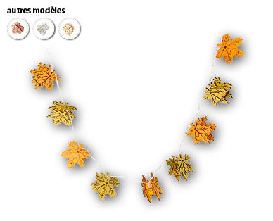 Guirlande LED d'automne