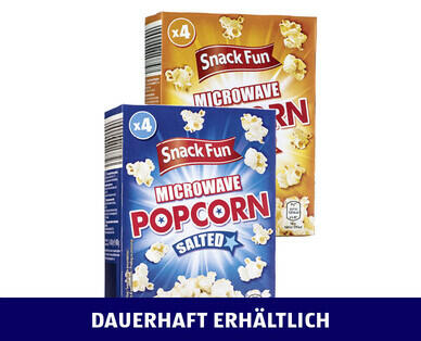 SNACK FUN 
 MIKROWELLENPOPCORN