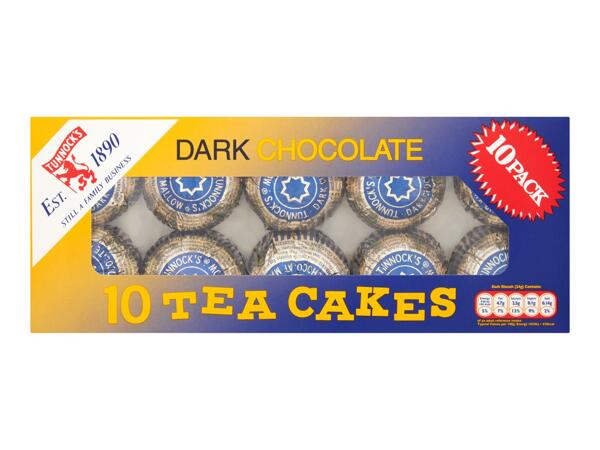 Tunnock's 10 Dark Chocolate Tea Cakes