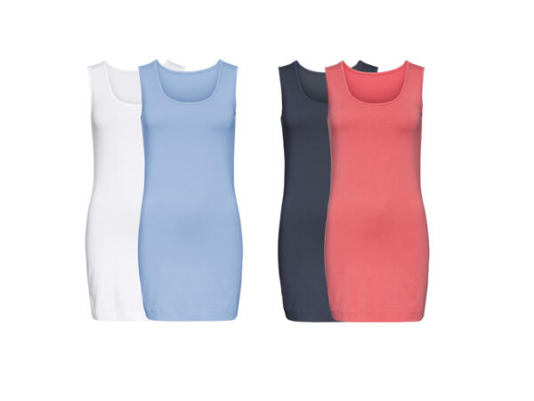 Esmara Långt linne, 2-pack