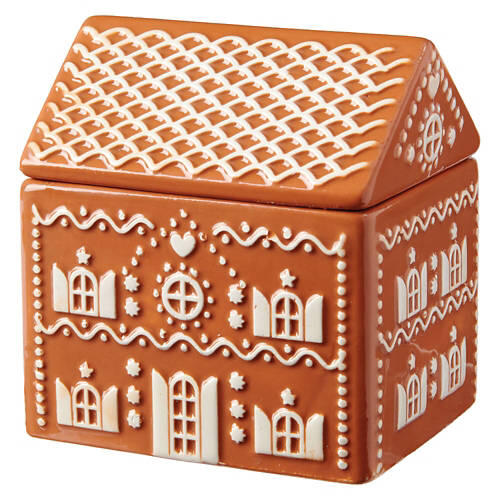 Village House Candle - Gingerbread & Cinnamon, Brown