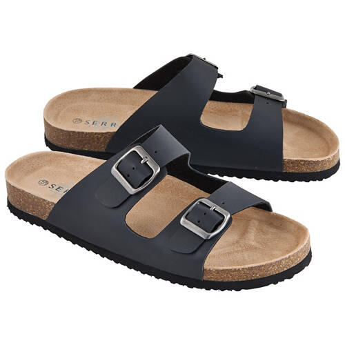 Women's Leather Double Strap Sandals