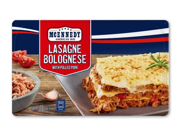 Lasagne med pulled pork